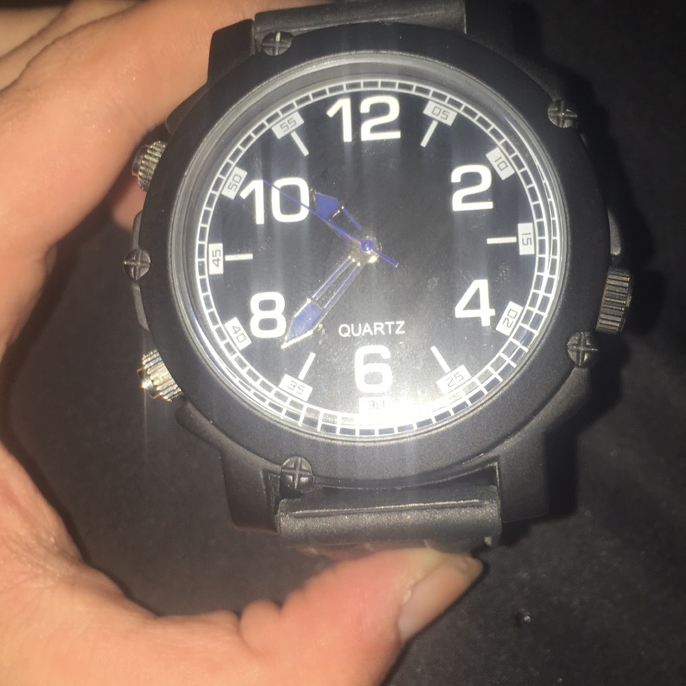 Casio thick Quartz Wristwatch w/ Rubber Band